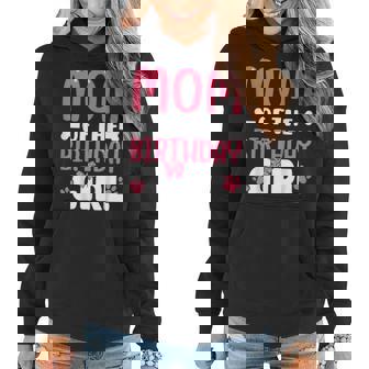 Mom Of The Birthday Girl Dog Paw Birthday Party Women Hoodie | Seseable FR