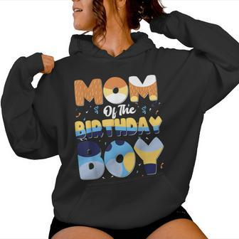 Mom And Dad Birthday Boy Dog Family Matching Women Hoodie - Monsterry DE