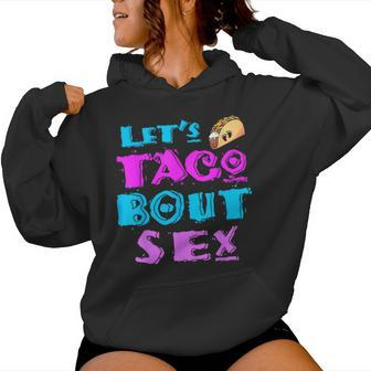 Mom And Dad Let's Taco Bout Sex Gender Reveal Women Hoodie - Monsterry