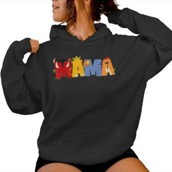 Mom And Dad Mama Of The Birthday Boy Lion Family Matching Women Hoodie - Seseable
