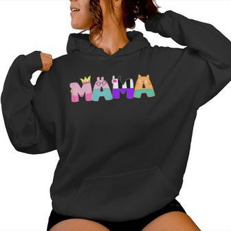 Mom And Dad Mama Birthday Girl Pig Family Party Decorations Women Hoodie - Monsterry UK