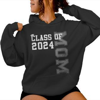 Mom Mother Senior 2024 Proud Mom Of A Class Of 2024 Graduate Women Hoodie | Mazezy