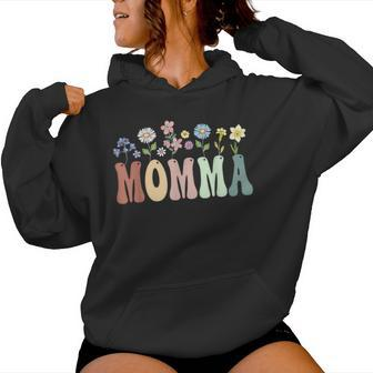 Momma Wildflower Floral Momma Women Hoodie - Monsterry UK