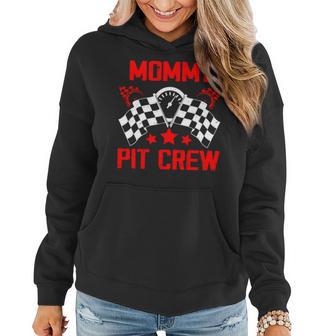 Mommy Pit Crew Race Car Birthday Party Racing Family Women Hoodie - Monsterry AU