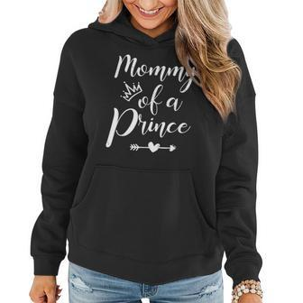 Mommy Of A Prince Family Matching Mom Son Women Hoodie - Monsterry UK