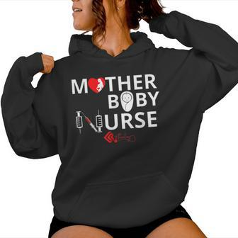 Mother Baby Rn Ob Nurse Women Hoodie - Monsterry