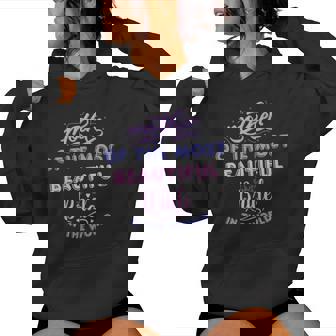 Mother Of The Most Beautiful Bride Happy Bridal Party Mom Women Hoodie - Thegiftio