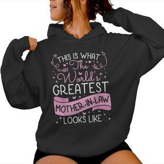 Mother In Law From Daughter In Law World Greatest Women Hoodie - Seseable