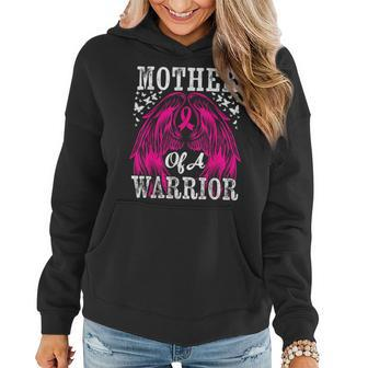 Mother Of A Warrior Breast Cancer Survivor Pink Women Hoodie - Monsterry CA