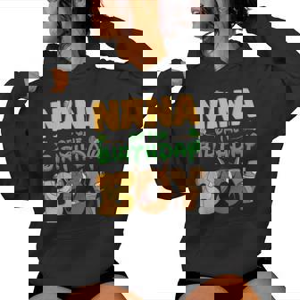 Nana Of The Birthday Boy Lion Family Matching Women Hoodie - Monsterry