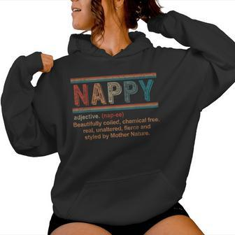 Nappy Definition Pro Black Girl Magic Natural Curly Hair Women Hoodie - Monsterry AU