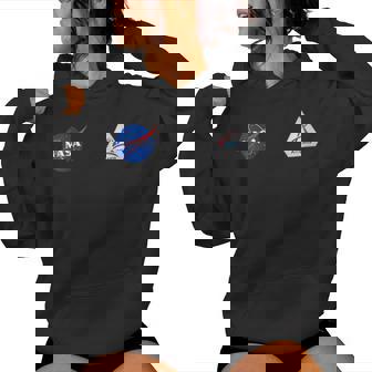Nasa Artemis Astronauta Cuello Sudadera con capucha para mujer - Regaloses