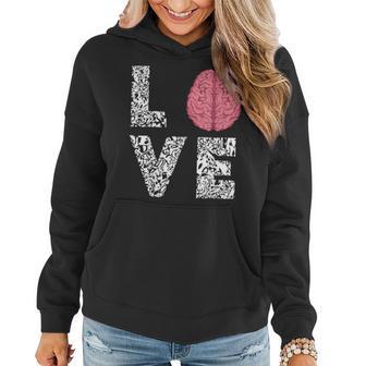 Neuro Nurse Love Brain Nurselife Neuroscience Nursing Women Hoodie - Monsterry