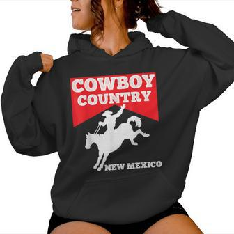 New Mexico Cowboy Country Horse Riding Rodeo Apparel Women Hoodie - Monsterry UK