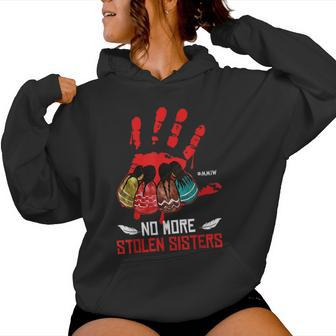 No More Stolen Sisters Mmiw Native Women Women Hoodie - Seseable