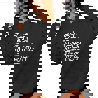 Nonna Mejor Nonna Ever Sudadera con capucha para mujer - Regaloses