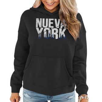 Nueva York New York Retro Style Vintage Spanish Women Women Hoodie - Monsterry AU