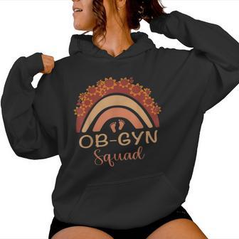 Ob-Gyn Squad Rainbow Gynecologist Ob Gyn Doctor Squad Women Hoodie - Monsterry DE