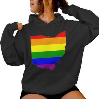 Ohio Gay Pride Rainbow Lgbt Women Hoodie - Monsterry CA