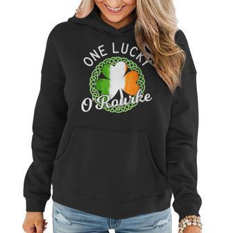 One Lucky O'rourke Irish Family Name Women Hoodie - Seseable