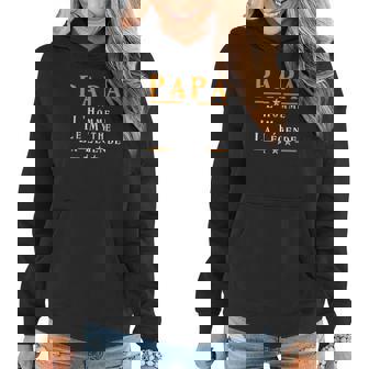 Papa L’Homme Le Mythe La Legende Sweat à capuche femme - Cadeauxyz