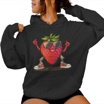 Partying Strawberry Costume For Boys And Girls Women Hoodie - Seseable