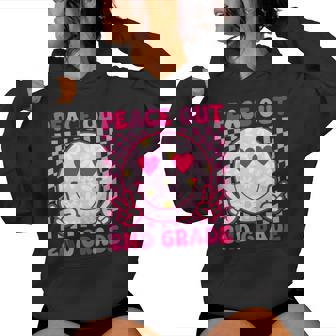 Peace Out 2Nd Grade Last Day Of School Second Grade Graduate Women Hoodie | Mazezy
