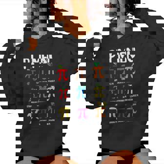 Pi Menu 314 Pi Symbol Math Teacher Happy Pi Day Women Hoodie - Seseable
