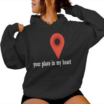 Your Place In My Heart- For Mom And Dad -Valentine's Day Women Hoodie - Monsterry AU