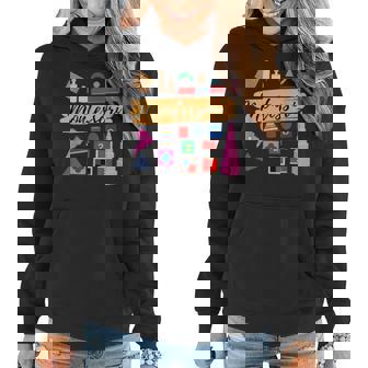 Play Is The Work Of The Child Montessori Teacher Montessori Women Hoodie - Thegiftio