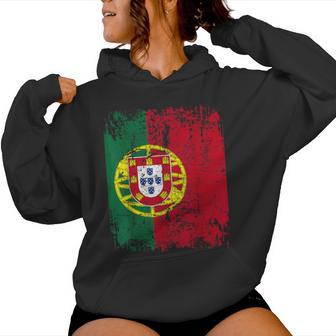 Portugal Flag Women's Children's Portugal Kapuzenpullover für Damen - Geschenkecke