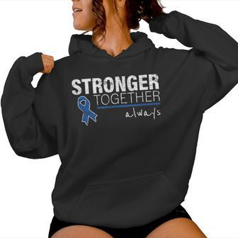 Positive Message For Colon Cancer Awareness Women Hoodie - Seseable
