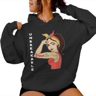 Powered By Plants Unbreakable Vegan Fitness Women Hoodie - Thegiftio UK