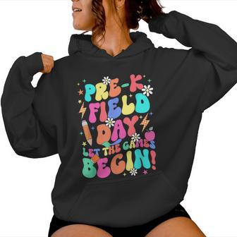 Pre-K Field Day Let The Games Begin Teacher Boys Girls Women Hoodie - Monsterry UK