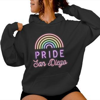Pride Rainbow San Diego Lgbt Gay Lesbian Trans Women Hoodie - Monsterry
