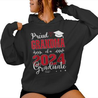 Proud Grandma Of A Class Of 2024 Graduate For Graduation Women Hoodie - Seseable
