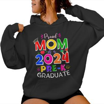 Proud Mom Of A 2024 Pre-K Graduate Senior Family Women Hoodie - Monsterry DE