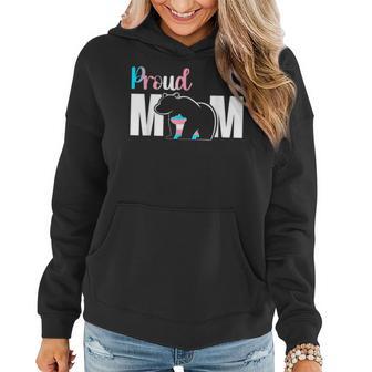 Proud Mom Mother's Day Transgender Lgbt Mama Bear Hug Love Women Hoodie - Monsterry UK