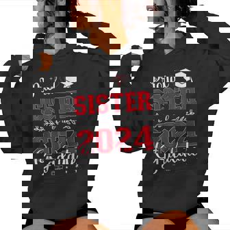 Proud Sister Of A Class Of 2024 Graduate For Graduation Women Hoodie | Mazezy