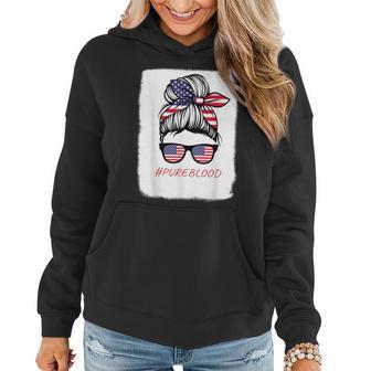 Pureblood Pure Blood Messy Bun Hair Movement Women Hoodie - Monsterry