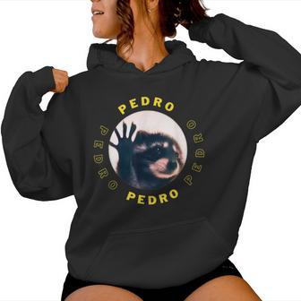 Raccoon Meme Pedro Waschbär Meme Lustig Männer Frauen Kinder Kapuzenpullover für Damen - Geschenkecke