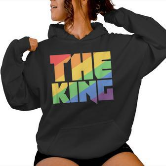 Rainbow Lgbtq Drag King Women Hoodie - Monsterry AU