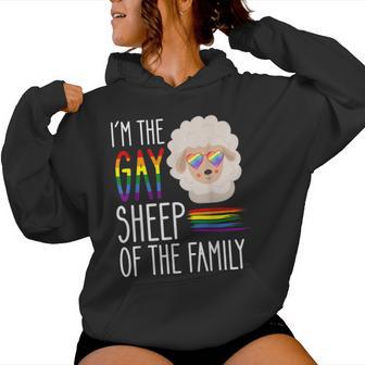 Rainbow Sheep Gay Sheep Of The Family Lgbtq Stuff Lesbian Women Hoodie - Monsterry CA