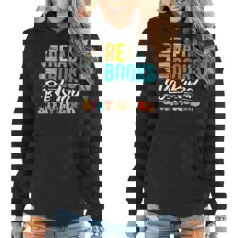 Read Books Be Kind Stay Weird Bookworms Book Lover Women Hoodie - Monsterry
