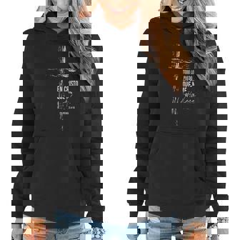 Regalos Cristianos Versos Filipenses 4 13 Christian Spanish Women Hoodie - Monsterry