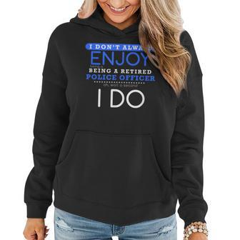 Retired Police Officer Leo Academy Military Women Hoodie - Monsterry DE