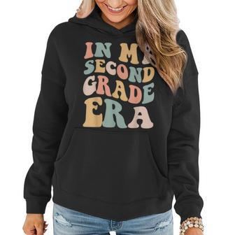 Retro In My 2Nd Grade Era First Day Of School Second Grade Women Hoodie - Seseable
