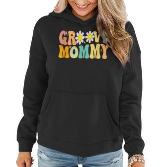 Retro Groovy Mommy Birthday Matching Family Party Mother Day Women Hoodie - Monsterry UK