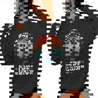 Retro I'm Not Drunk I Am A Stroke Survivor Conciencia Sudadera con capucha para mujer - Regaloses