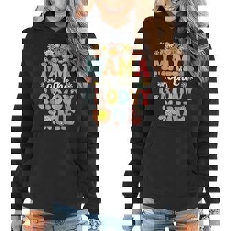 Retro Mama Of Groovy One Matching Family 1St Birthday Party Women Hoodie - Seseable